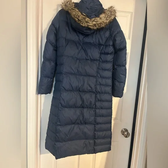 Eddie Bauer Women's Blue Down Puffer Coat - Picture 5 of 11